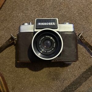 NIKKOREX Vintage Camera with Leather Case & Neck Strap - Classic vintage